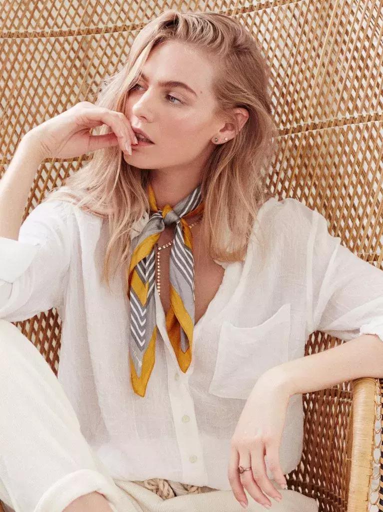 各种丝巾怎么戴,丝巾各种各样戴法