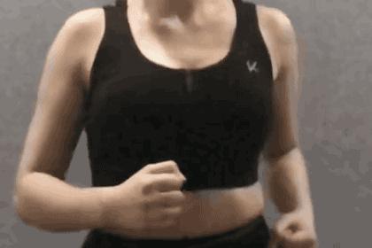 健身女性高级感内衣,健身美背内衣常规款