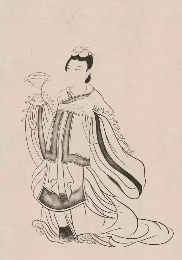 传统人物白描手稿,古代白描人物集锦