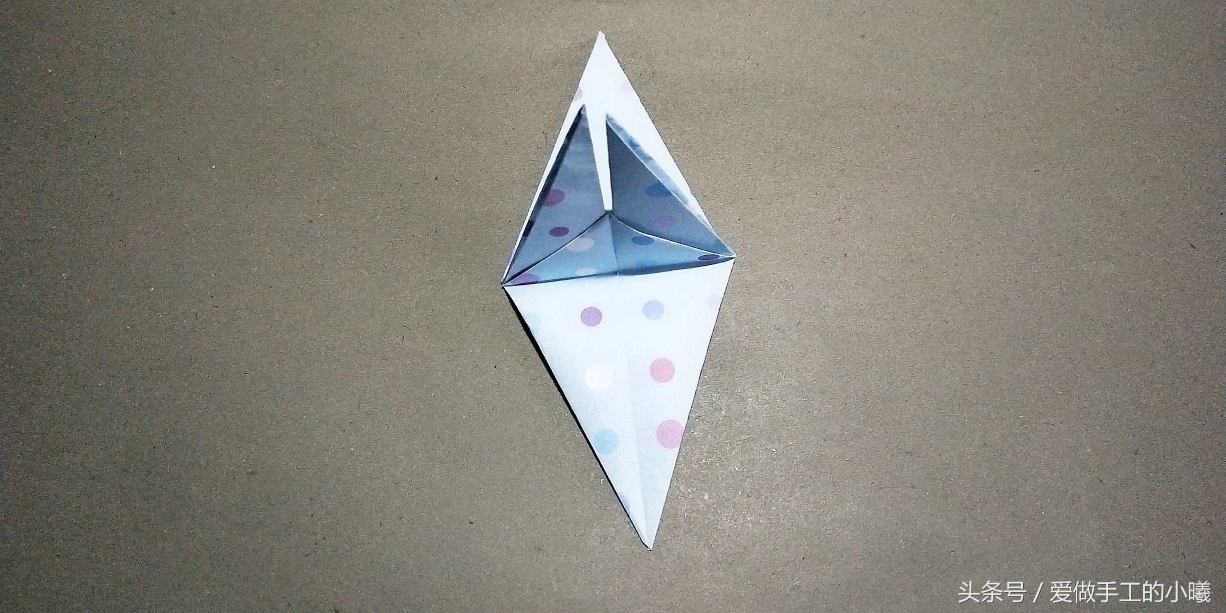 三头千纸鹤折纸,千纸鹤戒指折纸