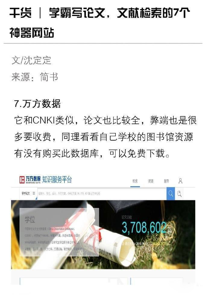 6个论文检索网站搞定所有文献,免费论文文献网站