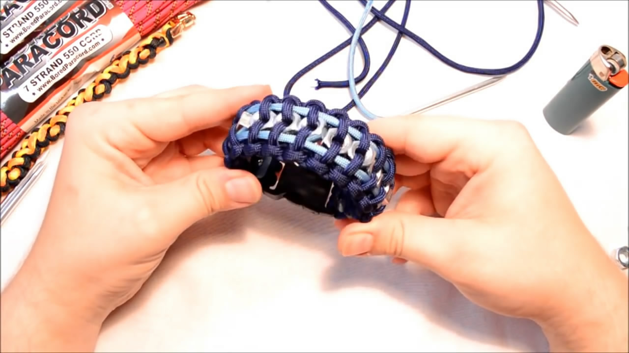 户外求生手链编法,户外手链编织