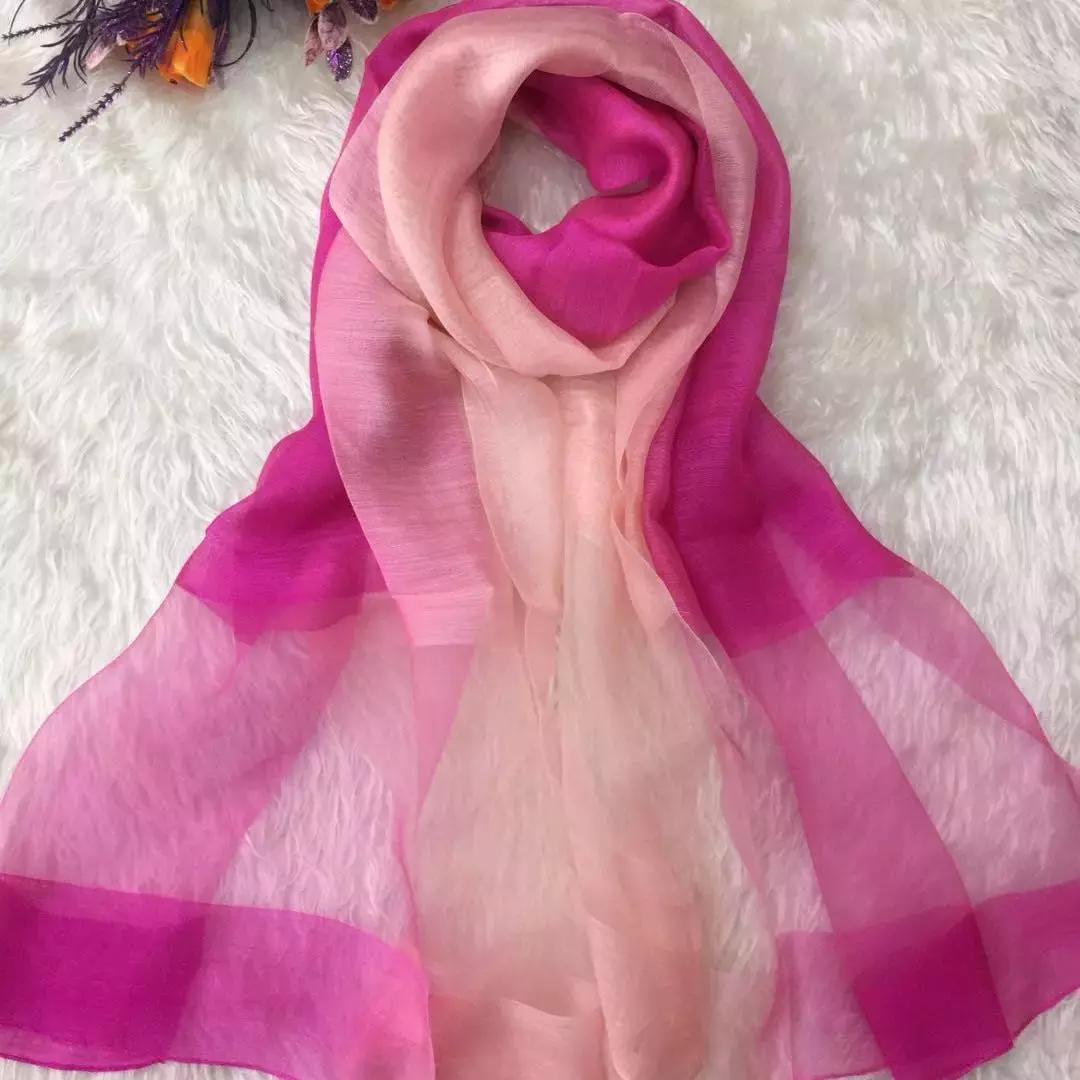 天丝刺绣丝巾,织围巾真丝