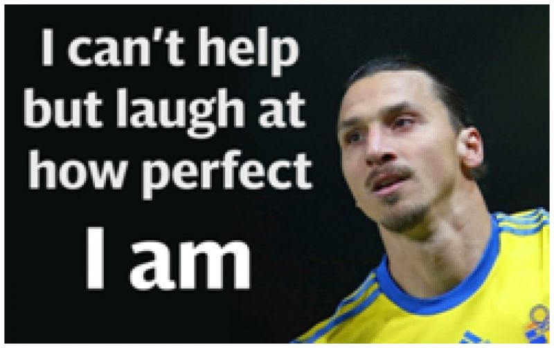 他是足球界的传说，也是装逼界的丰碑我是伊布，你是谁？