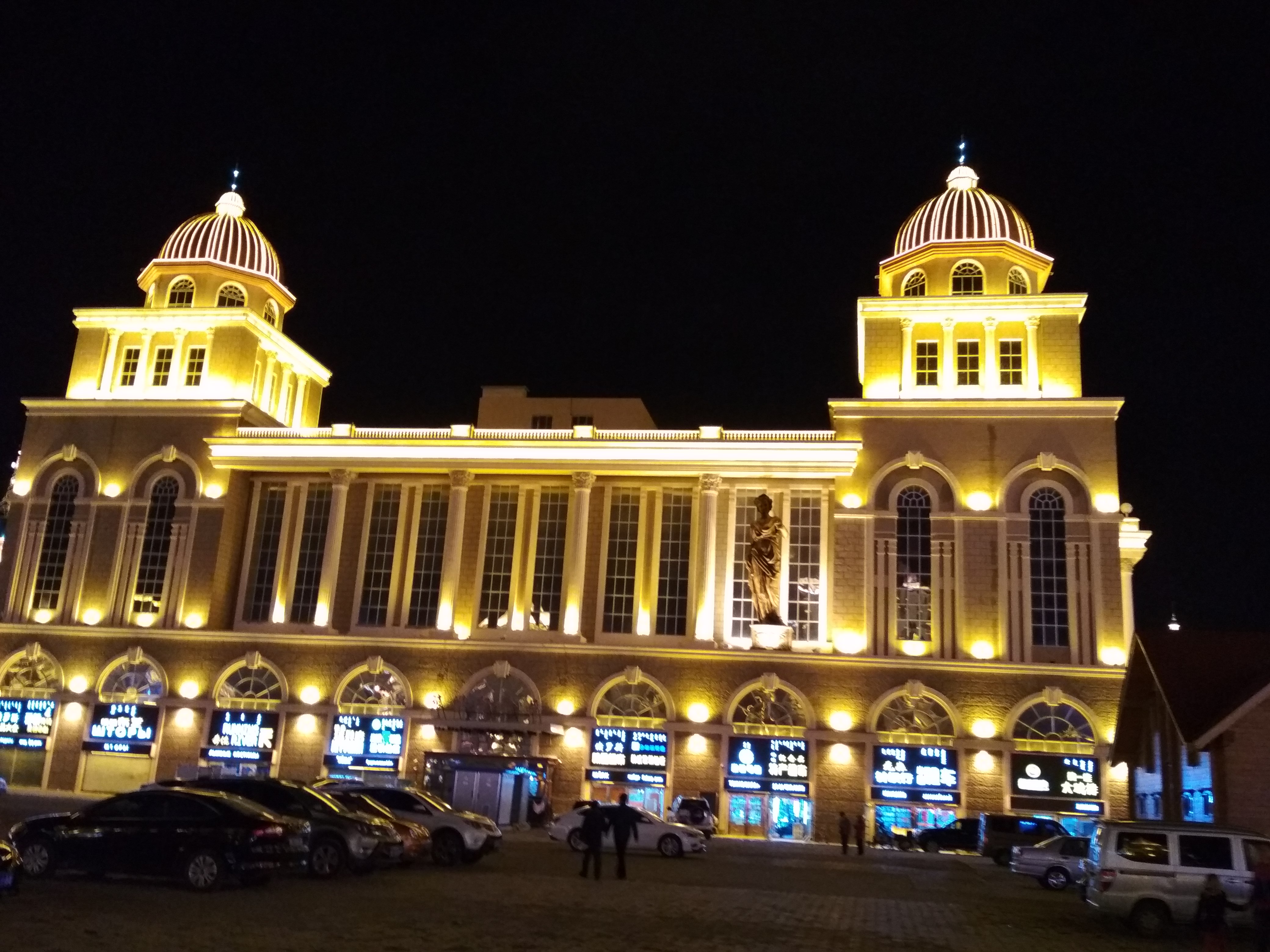 上天堂下苏杭不如这里灯火辉煌城中一萌宠出没比光头强可爱