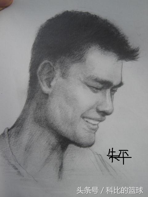 梅西科比画,素描画梅西过人