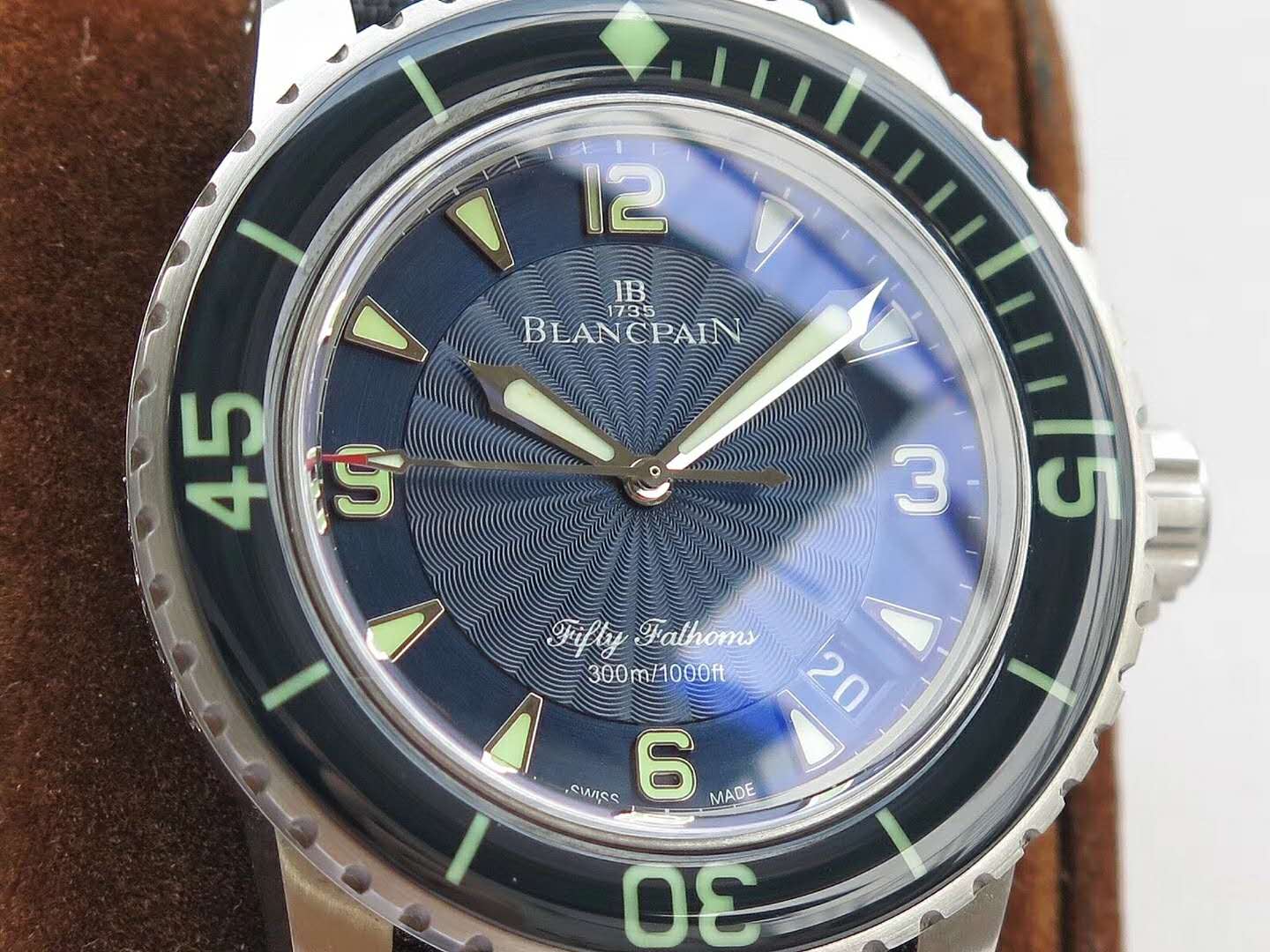 冰哥说表宝珀五十噚系列腕表鉴赏,zf宝珀五十噚5015