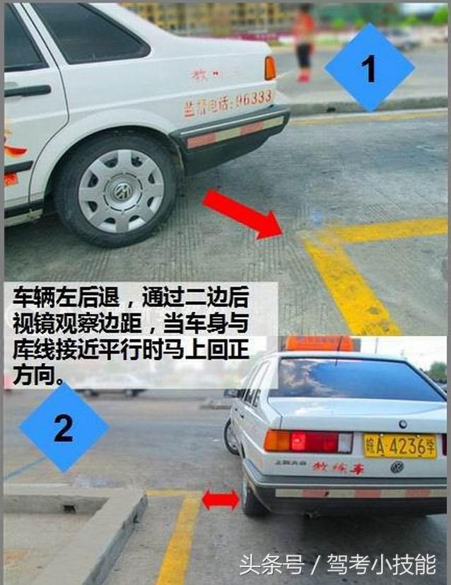 科目二倒车入库全程技巧讲解,科目二倒车入库全程技巧详解