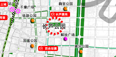 沧州公园推荐附近,沧州核心区域楼盘