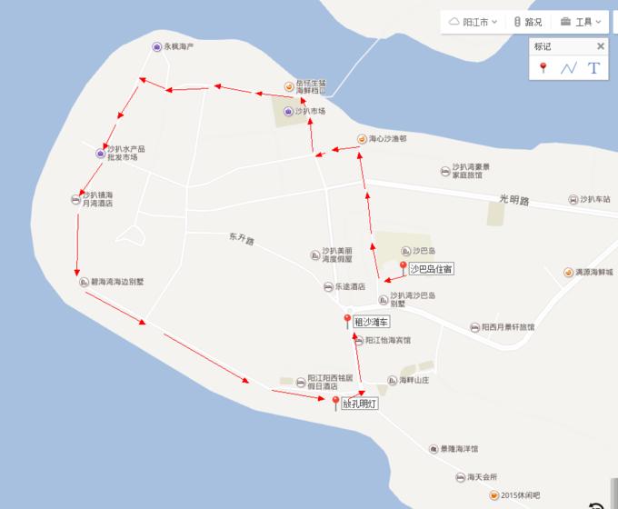 江阳区旅游线路推荐,阳江月亮湾攻略