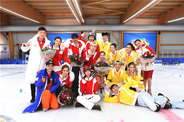 鹿晗溜冰视频集锦,鹿晗奔跑吧滑雪陈赫