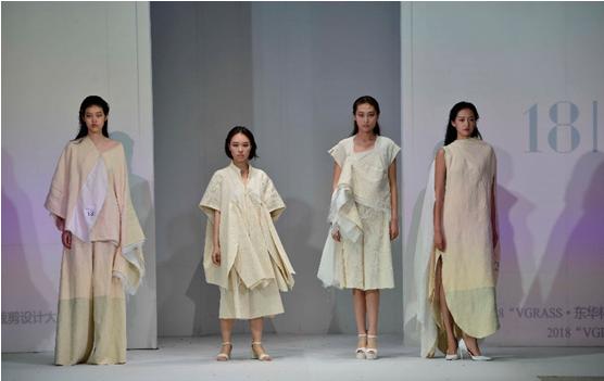 中国大学生模特服装大赛决赛,服装设计大赛现场裁剪