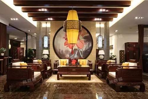 新中式红木沙发客厅效果图,怎么让红木沙发装修成现代风格