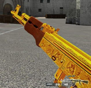 现实中的黄金ak47,黄金ak47是什么样子的