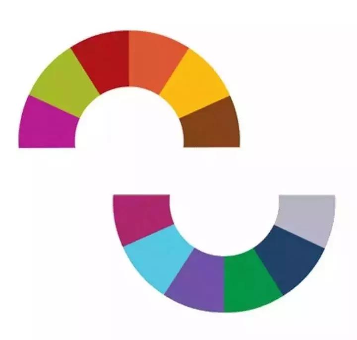 相见恨晚的色彩搭配,两种好看的颜色搭配