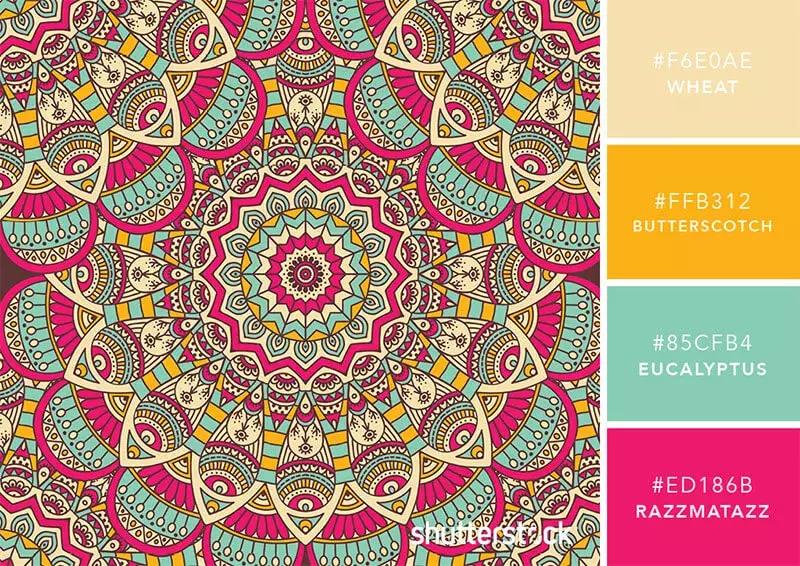 相见恨晚的色彩搭配,两种好看的颜色搭配