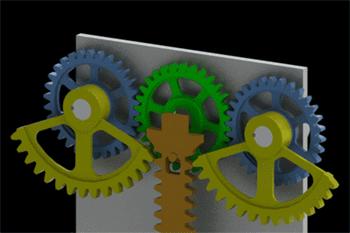 机械动态图，越南的工程师阮德升制作的机械动画，望珍藏