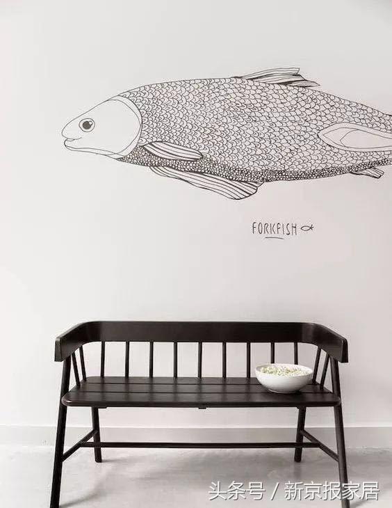 植物花卉墙绘简单又漂亮,有意思的简单墙绘