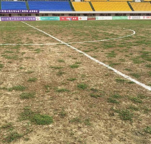 主队怒批“菜地”球场，为鸡肋赛维护！球迷：熊猫“面子”球场