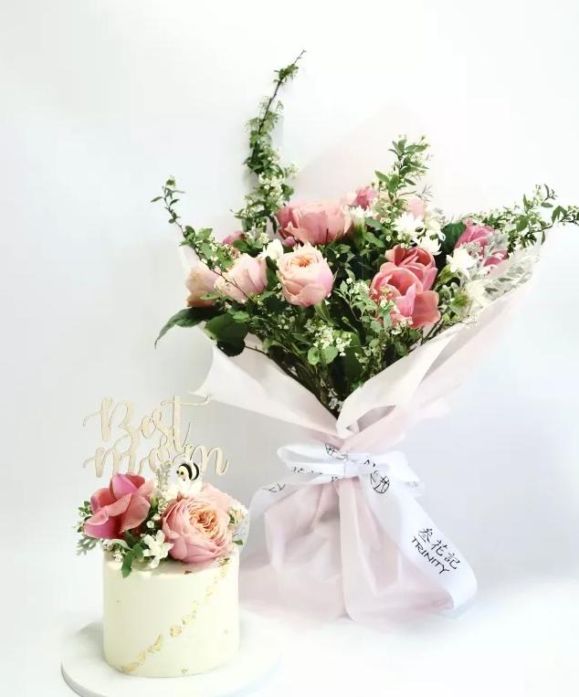 母亲节礼物花束简单又漂亮,手工制作母亲节礼物花束