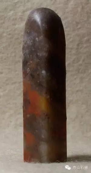 寿山石瑕疵品篆刻,寿山石表面有裂纹