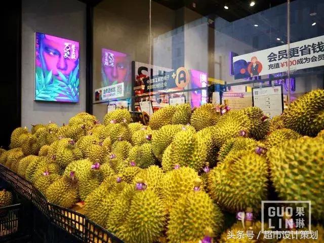 水果店水果陈列摆放销售技巧,20方长方形水果店铺陈列设计