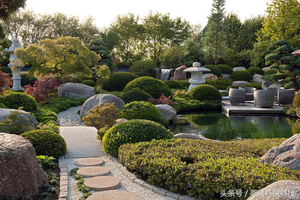 禅意庭院绿化设计图鱼池,最有日本禅意的庭院鱼池