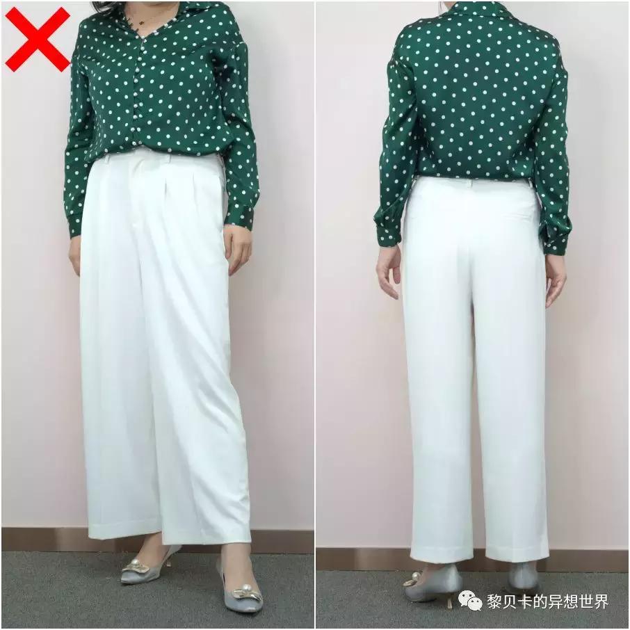 阔腿裤穿着舒服上身又显瘦又大方,超难看的阔腿裤怎样搭配