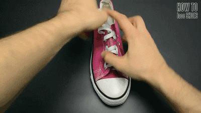 adidas贝壳头鞋带不打结系法,运动鞋鞋带系法教程男板鞋免打结