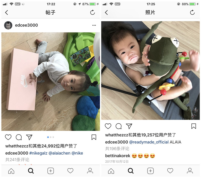 明星的孩子穿女装,明星的小孩穿搭