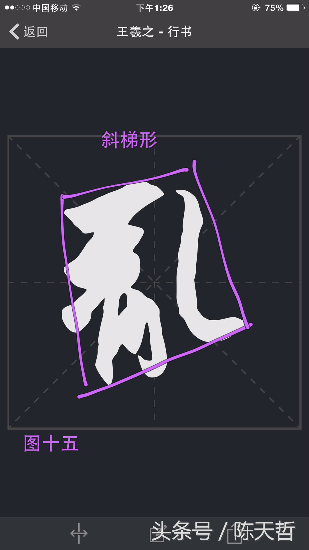 丧乱帖王羲之,王羲之丧乱帖章法分析图