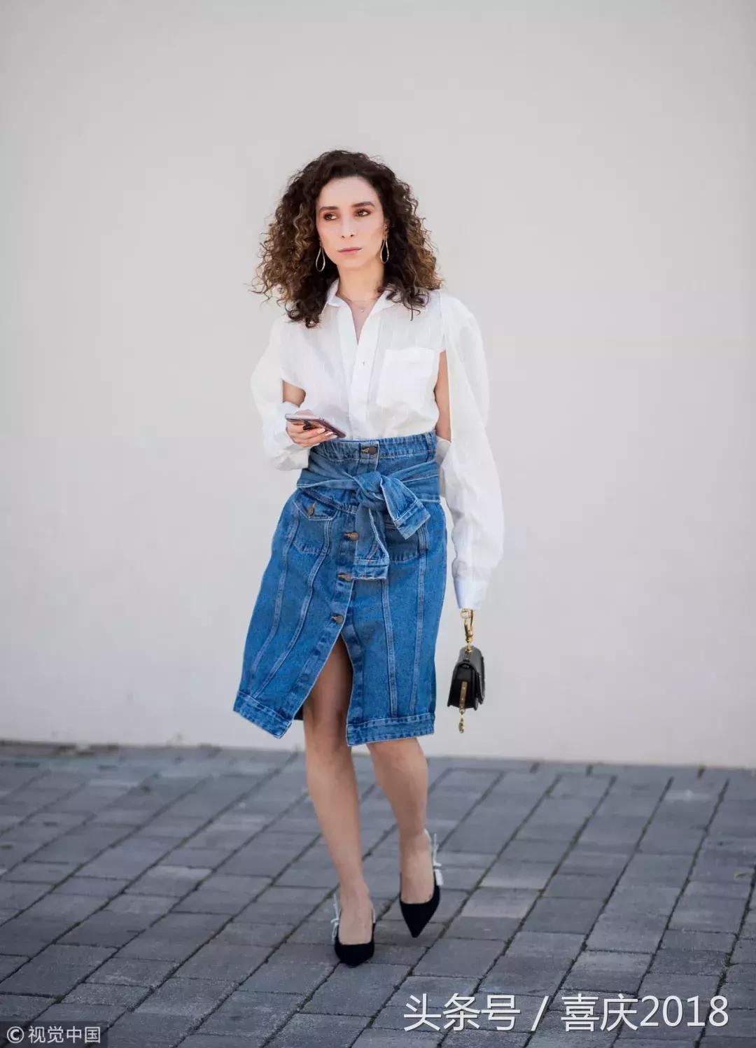 牛仔半裙怎么搭出时尚感,怎么选牛仔半裙才适合自己