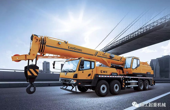 柳工75吨吊车能爬多少米,柳工超大吨位起重机
