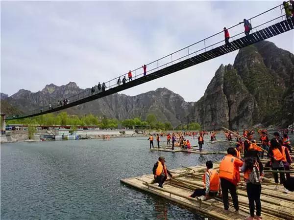 孤山寨竹筏,孤山寨儿童漂流