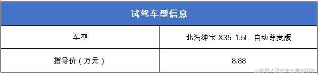 试驾17年北汽绅宝x35,绅宝x35全面评测