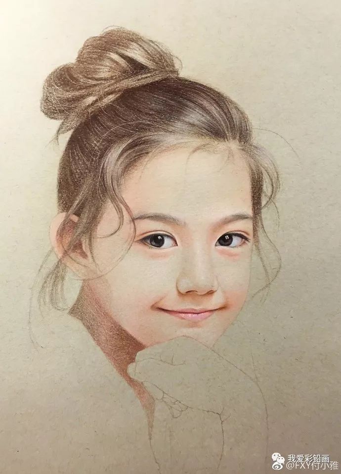 彩铅手绘图片唯美人物,彩铅手绘动漫人物女孩