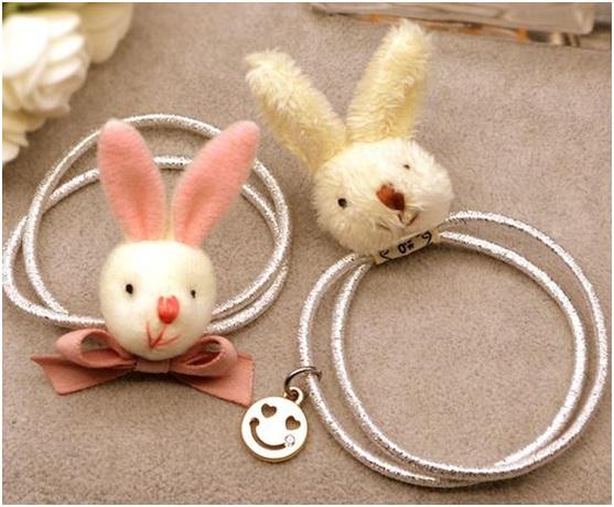 韩式清新头饰发圈,韩货随意凹造型精致发圈百搭发饰