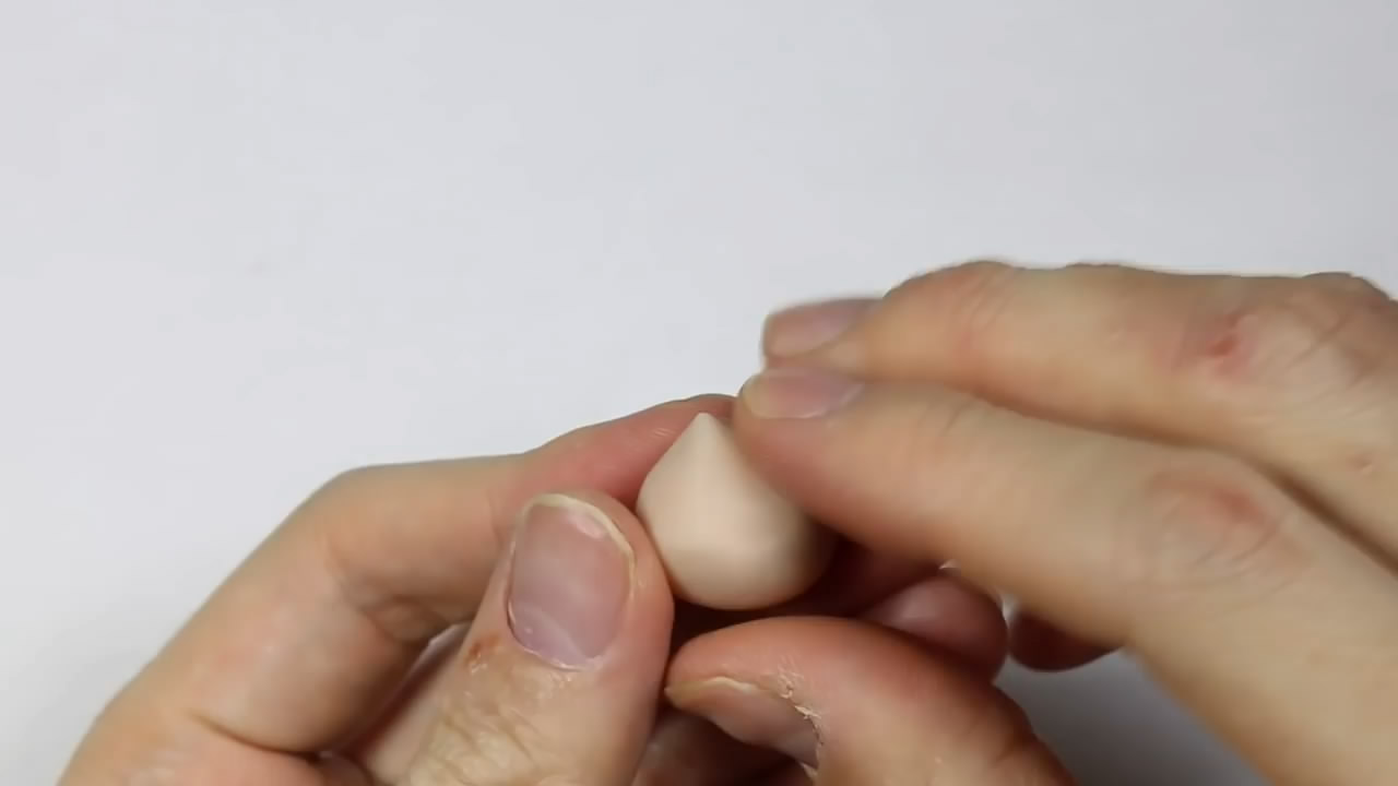 粘土创意diy,怎么用粘土做萝卜简单版