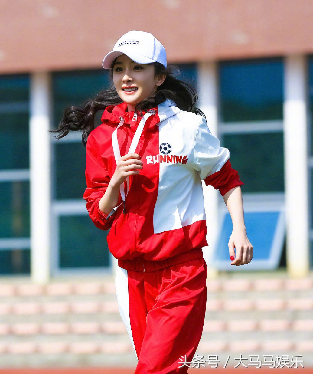 杨幂奔跑吧,杨幂为霍建华打call