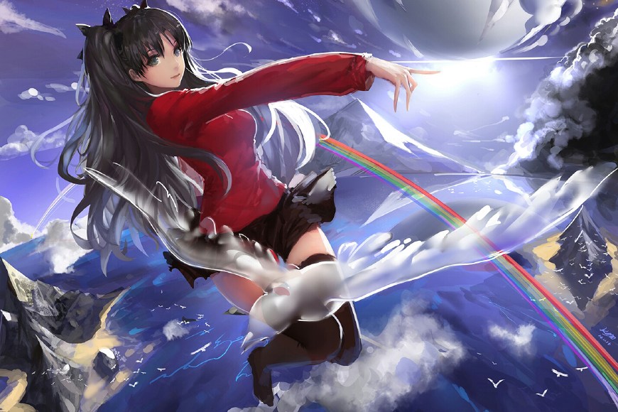 远坂凛腿长,远坂凛腿