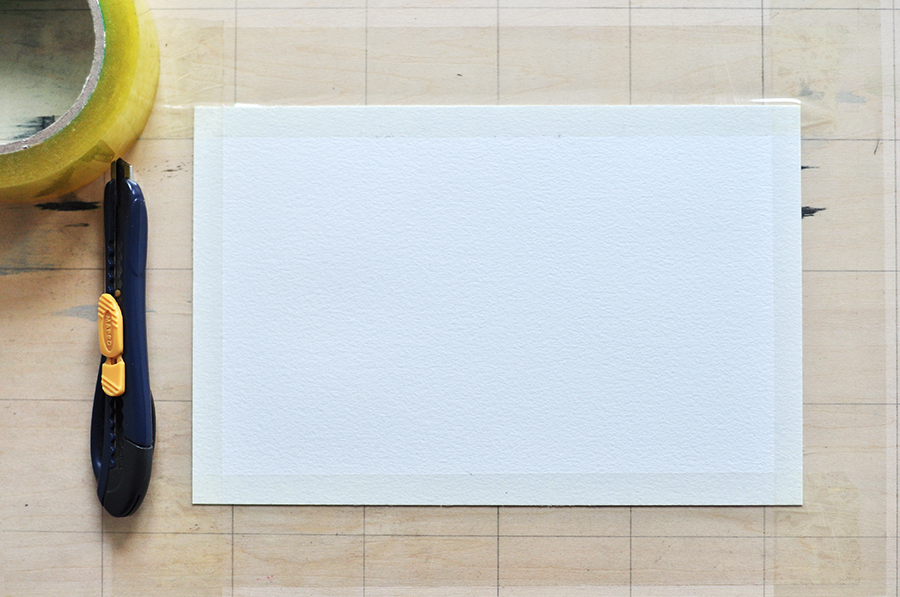 水彩湿裱法,水彩湿画法要裱纸吗