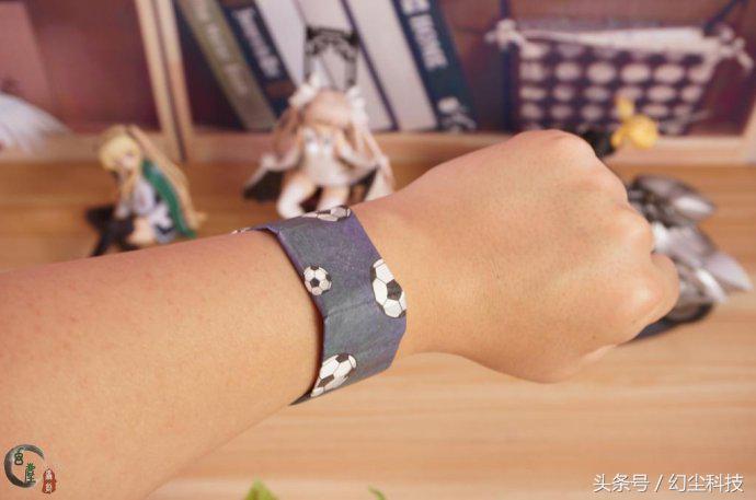 用纸做小天才电话手表,用纸折可以变形的手表