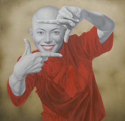 油画大师笔下100位优雅女性,光头系列油画