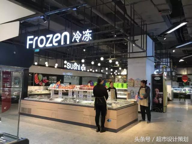 商业超市空间设计效果图,超市展示区设计效果图