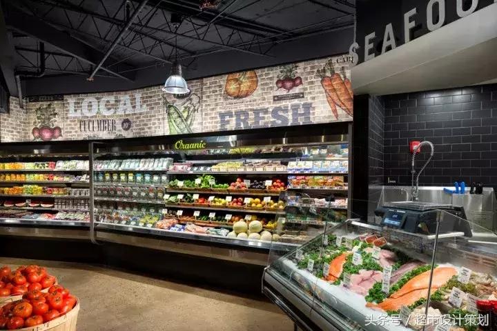零售区设计效果图,让人惊艳的超市设计