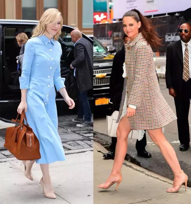 显腿长又显瘦的高跟鞋,裸色细跟高跟鞋秋冬搭配