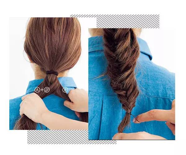 刘海鱼骨辫编发教程,鱼骨辫编发教程春天该有的发型