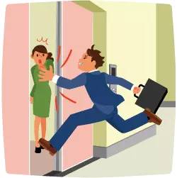 电梯安全装置图解,电梯安全使用图解及困梯自救