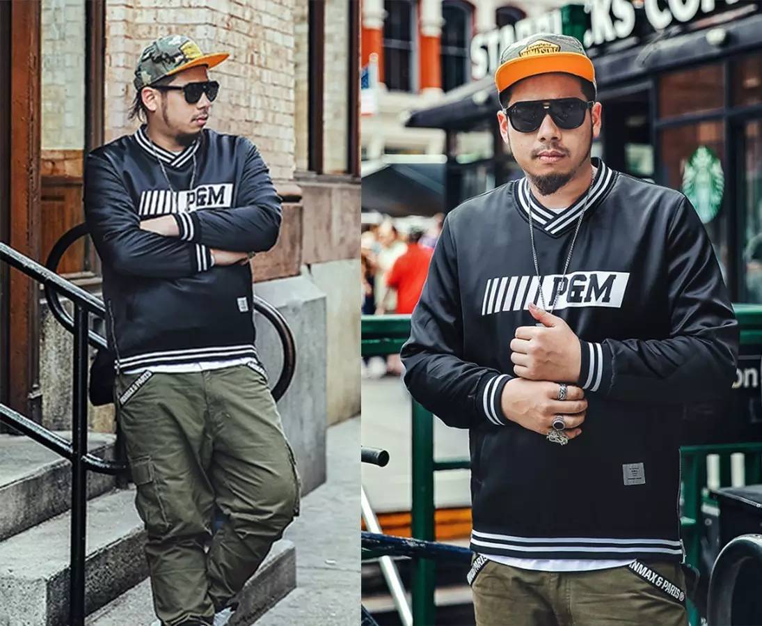 胖子穿上显瘦男士短袖t恤,胖子穿什么衣服既显瘦又好看男