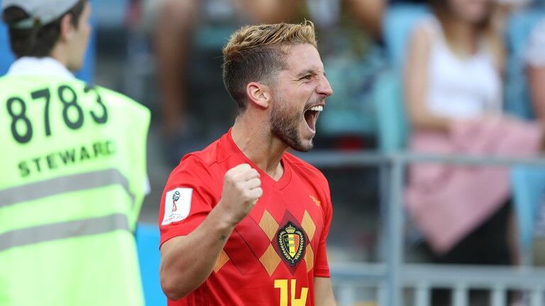 默滕斯比利时进球,世界杯卢卡库错失三球